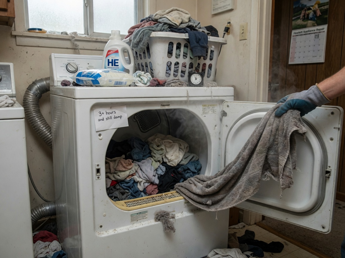 Why Does Your Dryer Take Too Long to Dry Clothes?